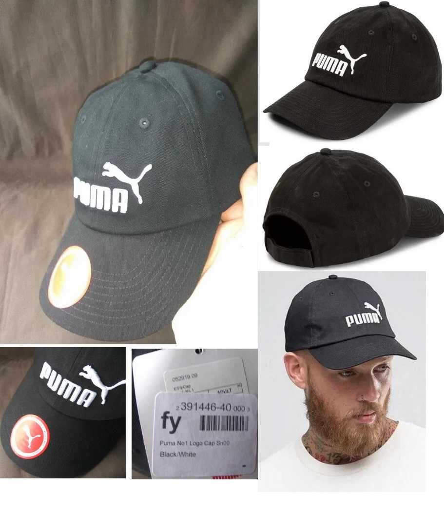 ПУМА Бейсболка кепка Puma Cap Cotton Black котоновая оригинальная