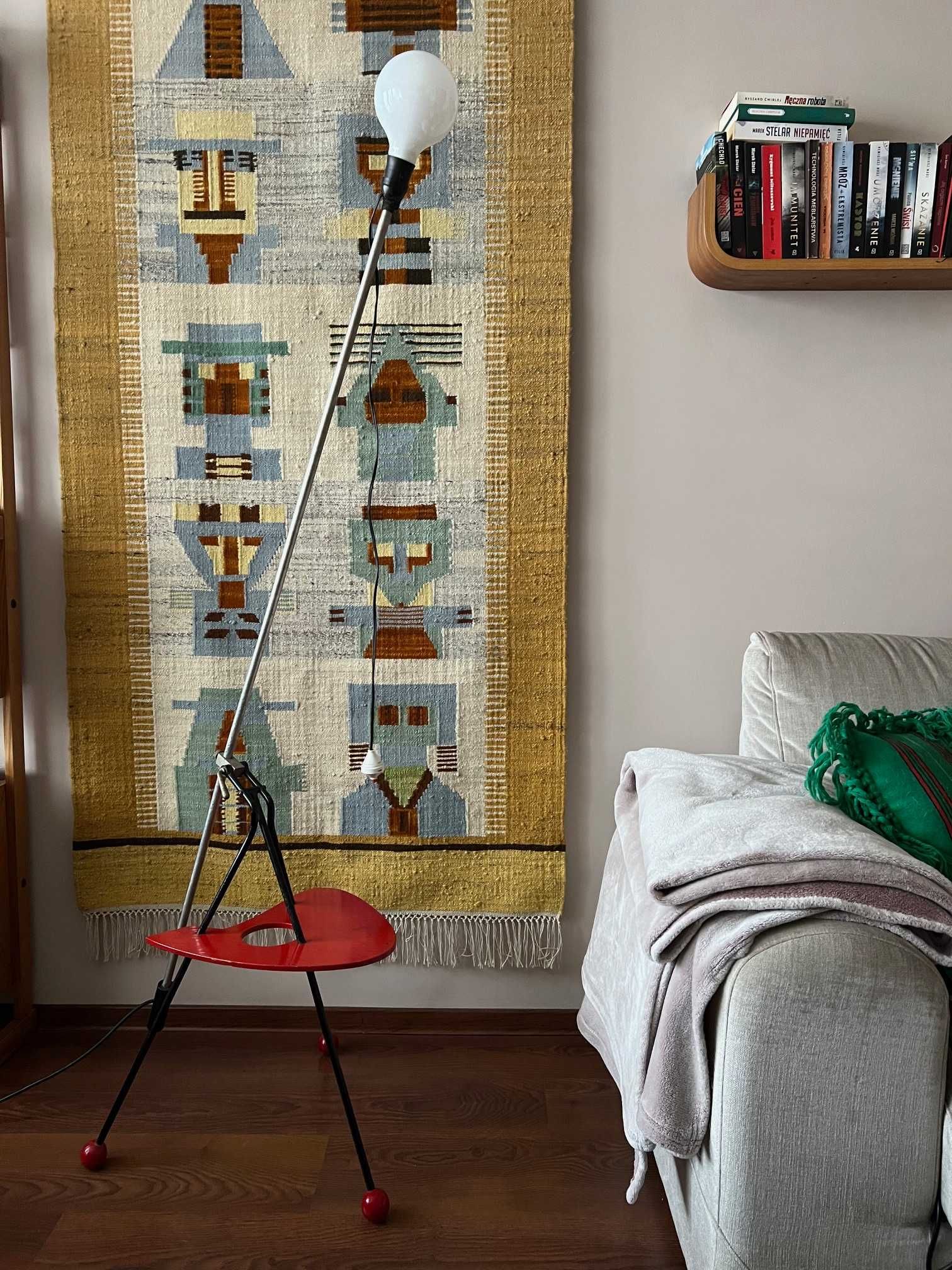 lampa stojąca prl Zootechnika, loft, modern, mid-century, lata 60