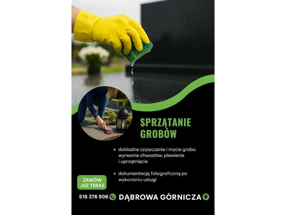 Sprzątanie Grobów Dąbrowa Górnicza i Okolice Kompleksowe Czyszczenie
