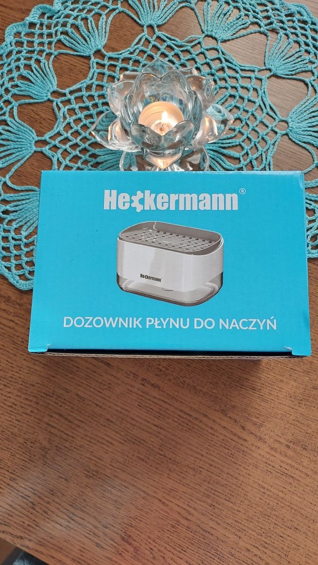 Dozownik płynu do naczyń HECKERMANN biały