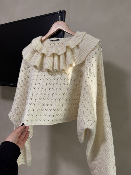 светр ажурний zara