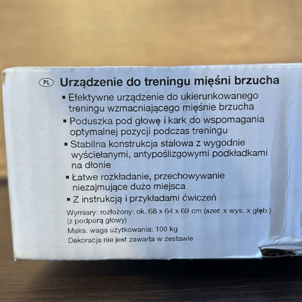 Trenażer / urządzenie do ćwiczenia mięśni brzucha Crivit