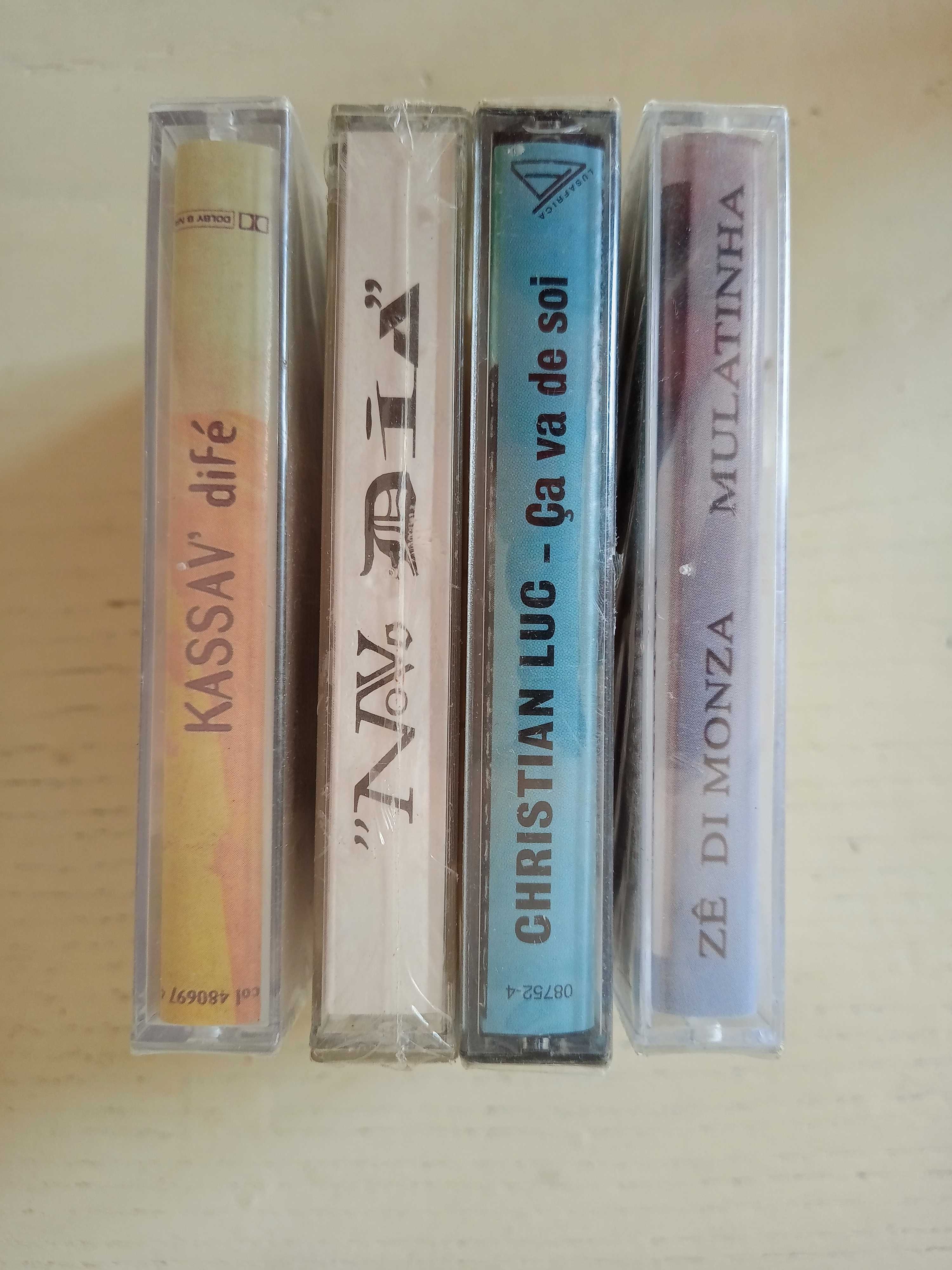 Cassetes seladas de música africana