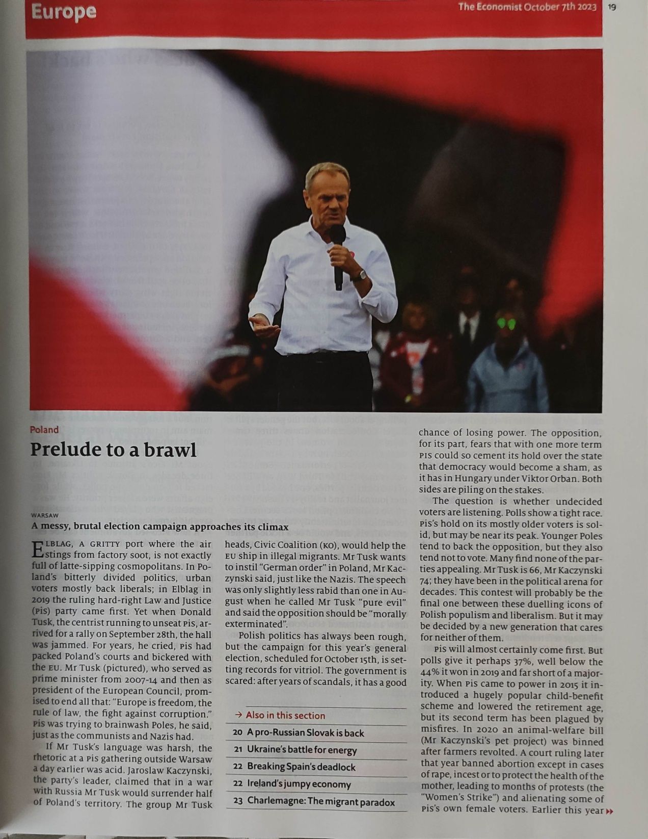 The Economist 7-13.10/23 kres wolnego rynku i demokracji w Afryce