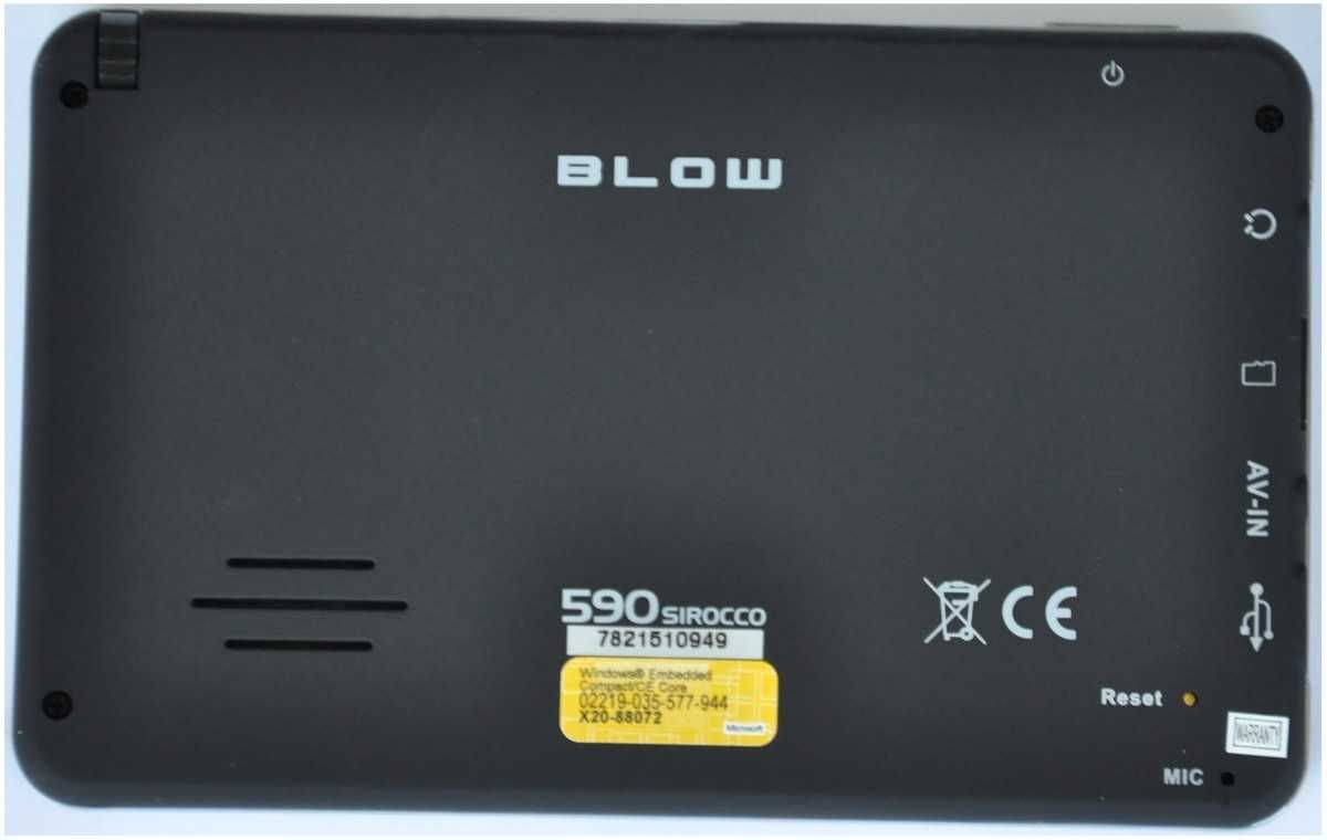 Nowa Nawigacja Samochodowa BLOW GPS590 5 Mapy Europy Polski Dożywotnio