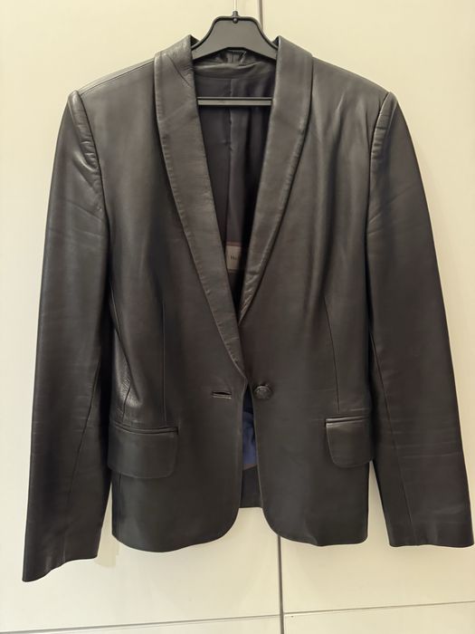 Кожаный пиджак MaxMara
