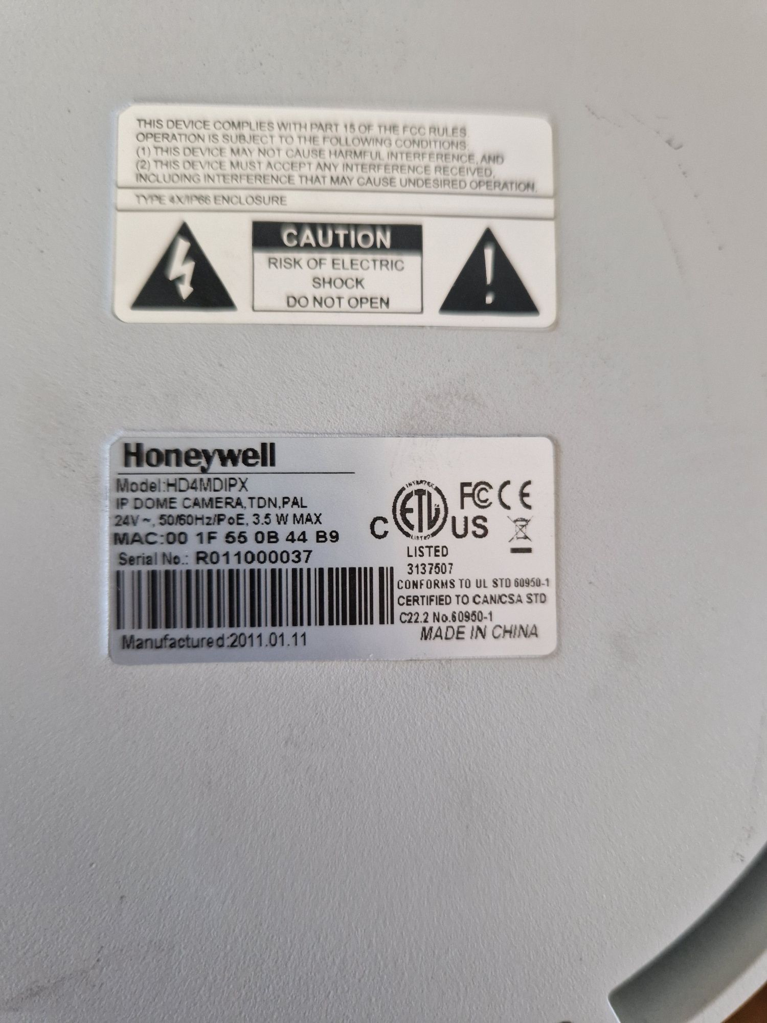 Câmaras Honeywell