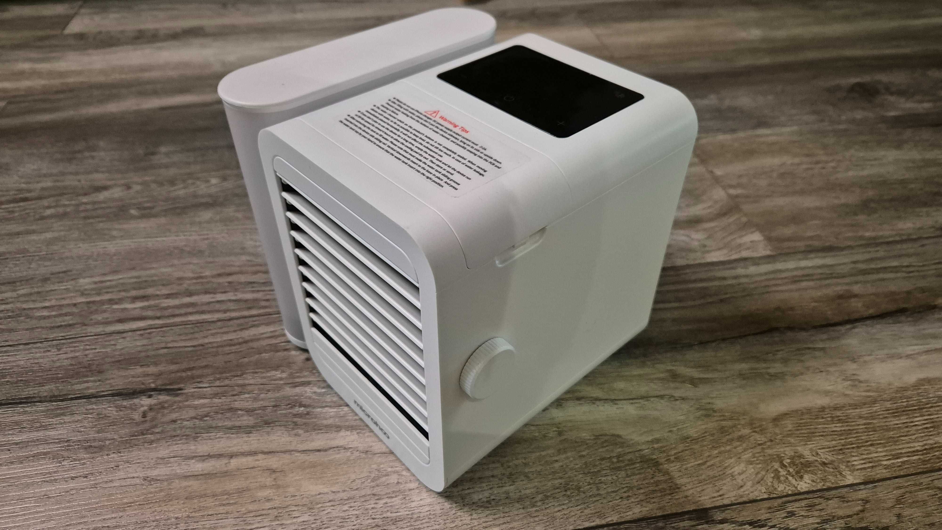 Microhoo 3 w 1 Mini klimatyzator wentylator wody z ekranem dotykowym