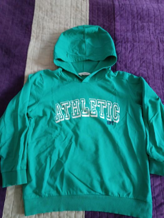 Zielona bluza chłopięca 134 cm