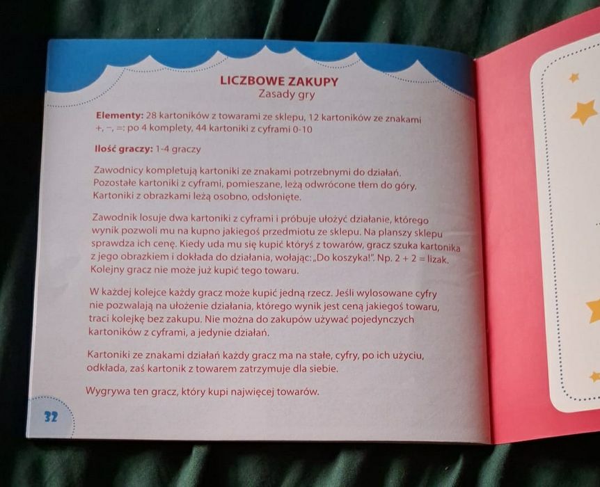 Gra matematyczna Bawię się w liczby