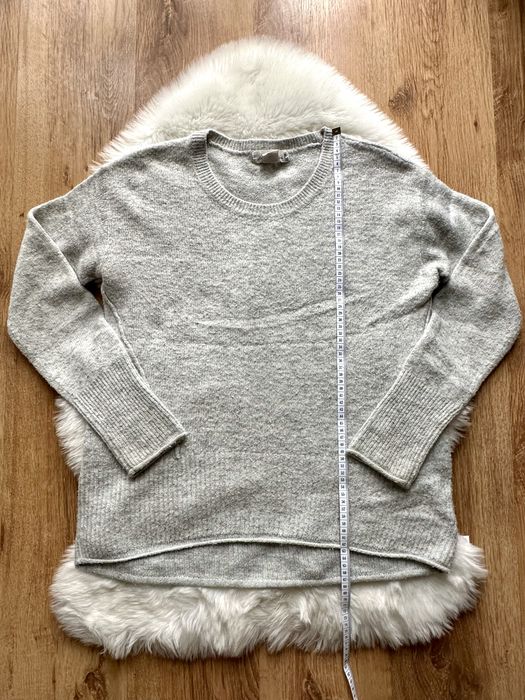 Milutki szary sweter H&M oversize S/M ciepły