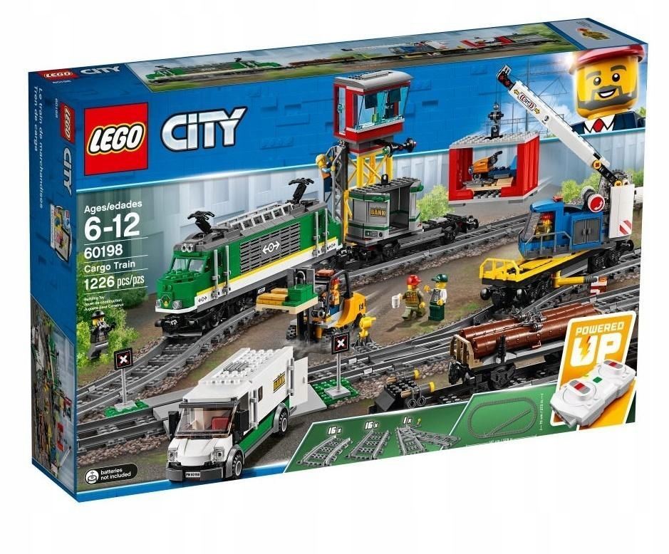 Lego City 60198 Pociąg Towarowy, Lego