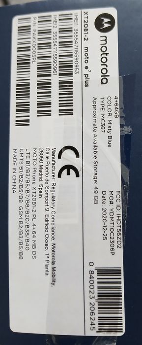 Motorola Moto e⁷ plus