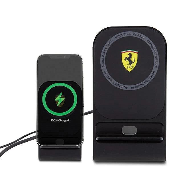 Ładowarka indukcyjna Ferrari 2023 Collection MagSafe 15W - czarna