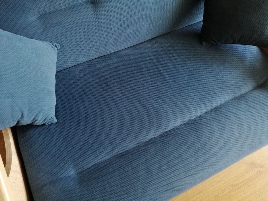 Sofa Brw ida łóżko rozkładana wersalka niebieska blackredwhite brw