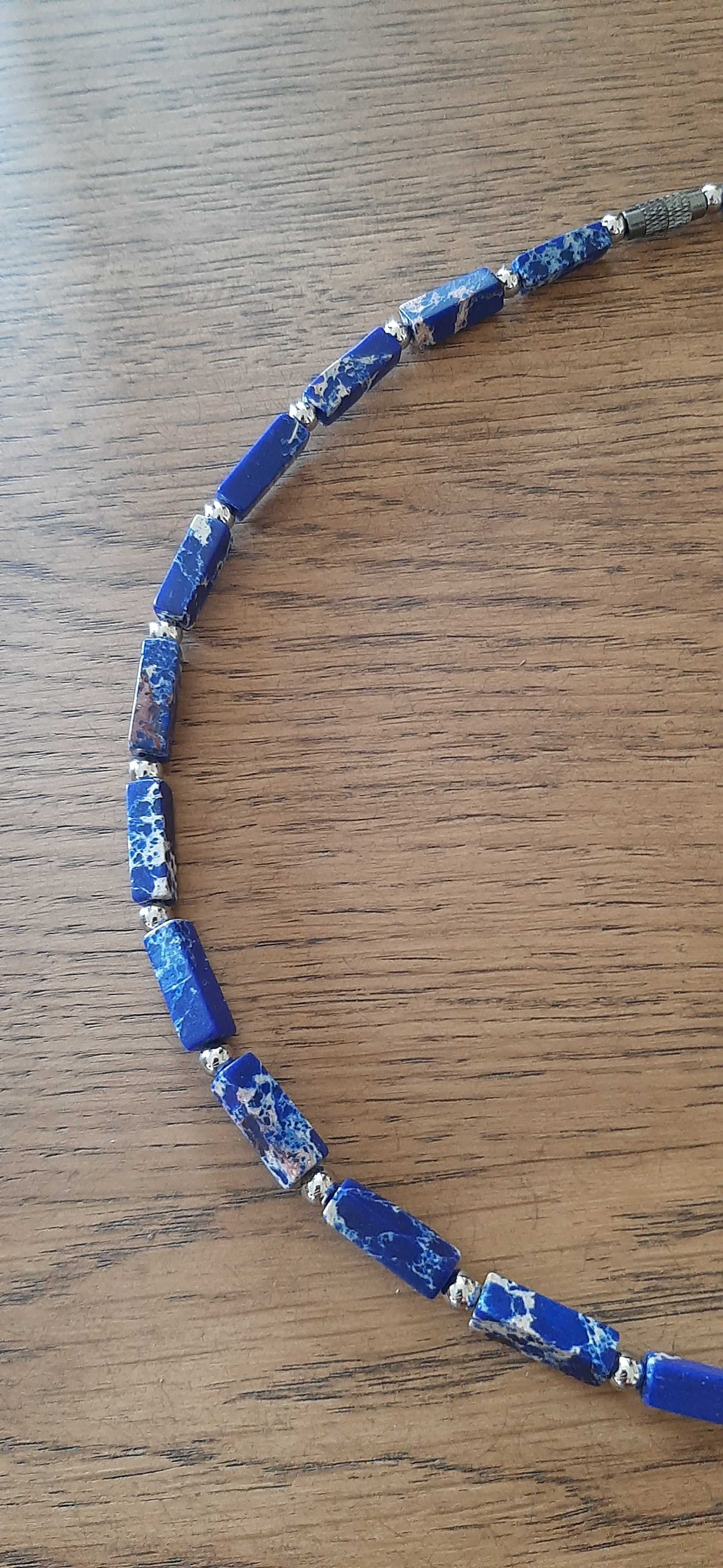 Bransoletka z kamieni Lapis Lazuli dla zodiakalnej Wagi i Byka