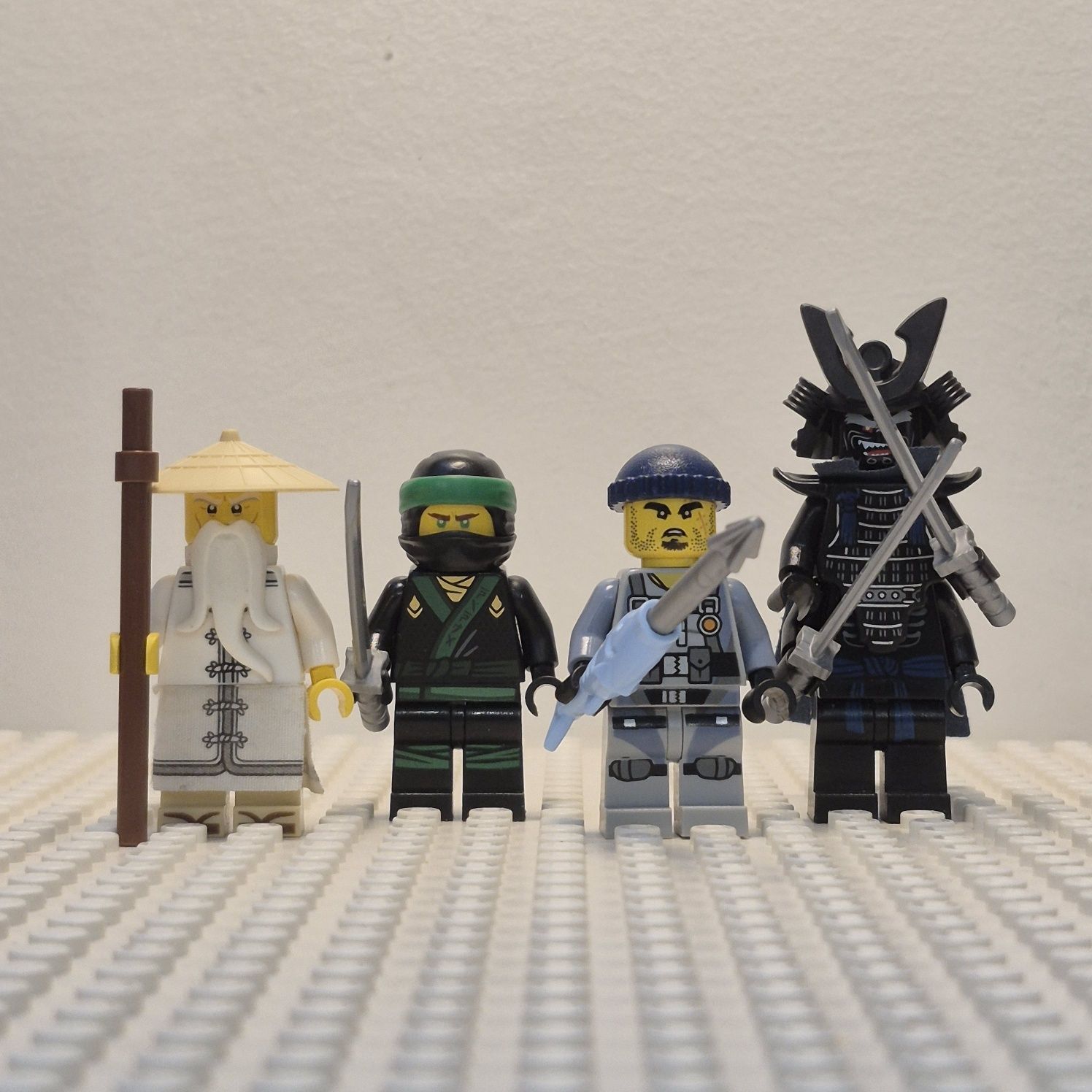 Lego ninjago Movie figurki z zestawu 70612 Wu Garmadon Lloyd