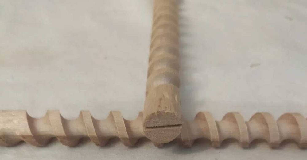 Коклюшки для волос, спиральные, бигуди дерево