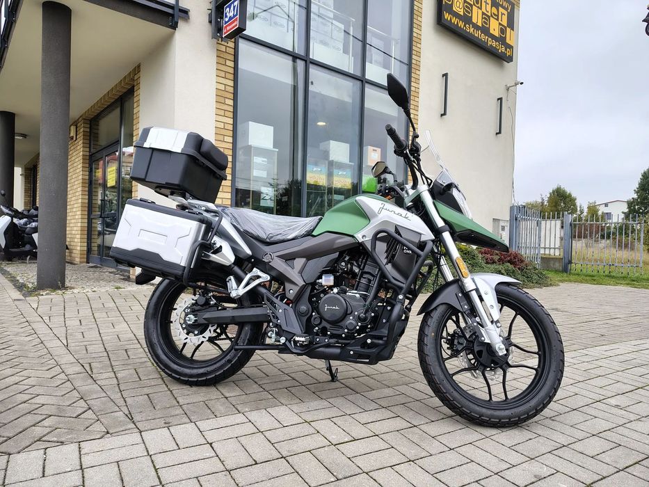 Junak RX One ABS 2025 WYPRZEDAŻ od ręki ostatni kufry transport Kielce Skuterpasja