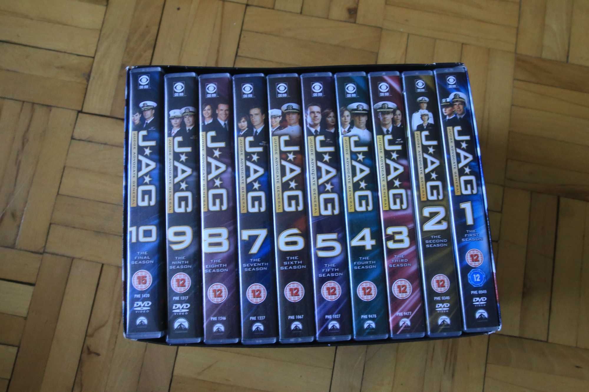 Serial JAG: Wojskowe Biuro Śledcze sezon 1-10 box dvd angielski lektor