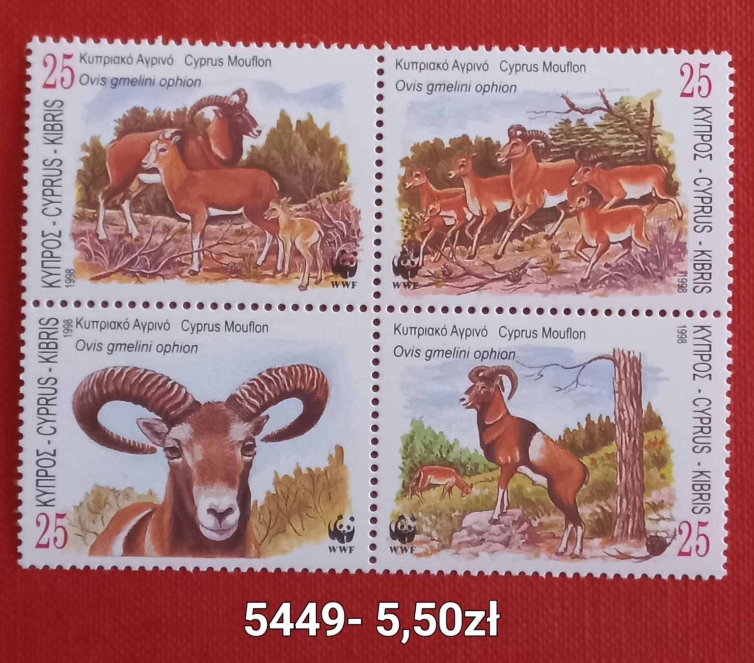Znaczki pocztowe- fauna/Panama,Cypr