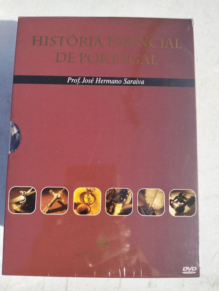 História essencial de Portugal José Hermano Saraiva 6 DVDs