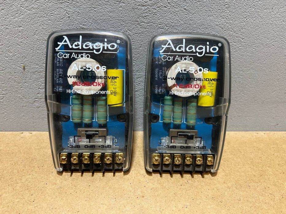 Атомобільний кросовер, фільтр Adagio. Акустика. Сабвуфер.