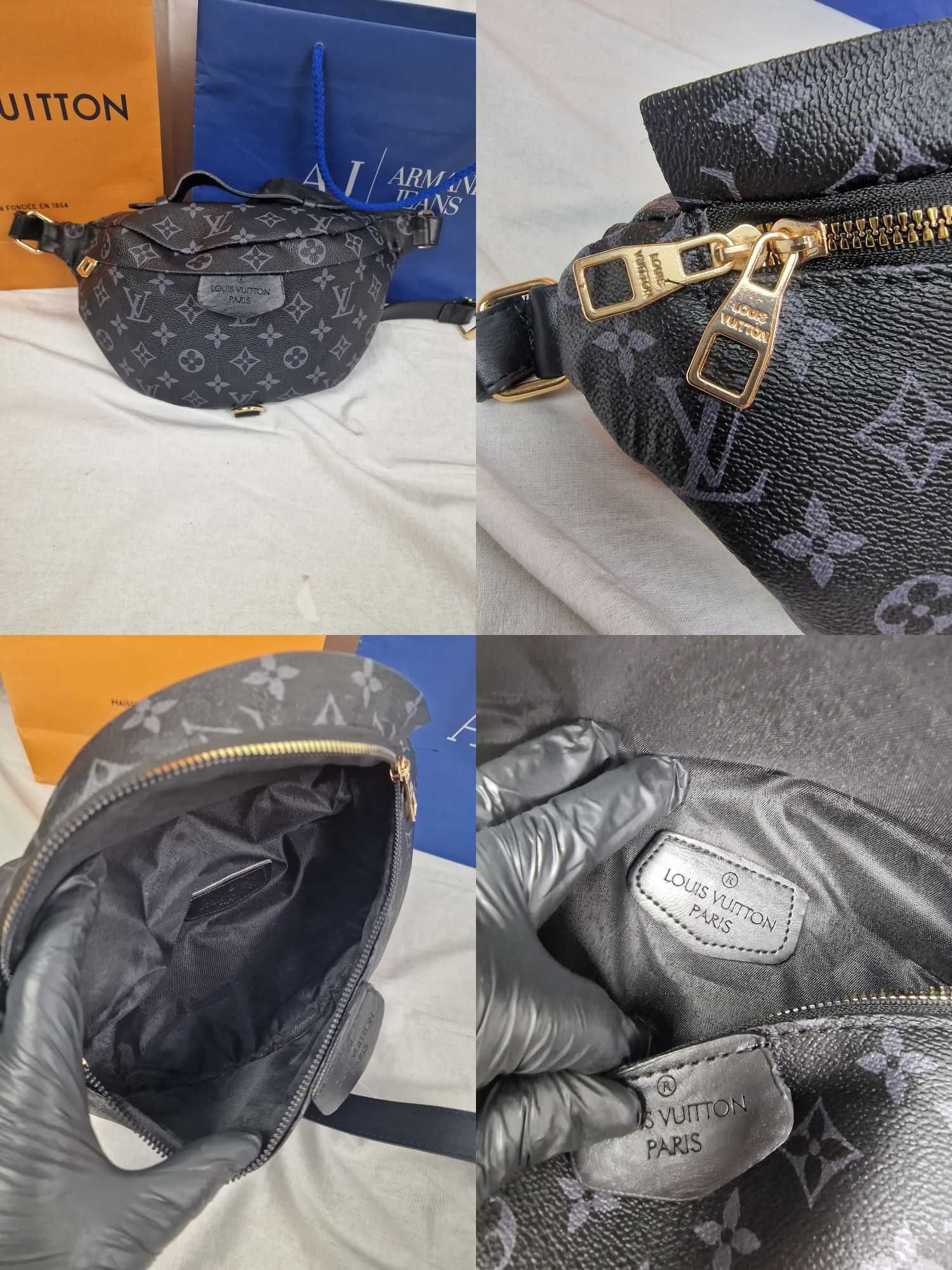 Listonoszka nerka Louis Vuitton wytłaczana nowość premium