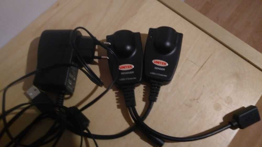 Przedłużacz USB UNITEK 2.0 100 metrów cat. 5e