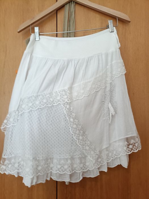 Saia de verão branca