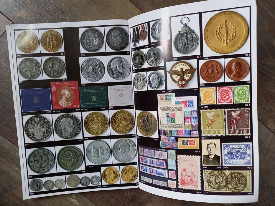 Katalog Album Dom Aukcyjny Moneta Znaczki Pocztówka Niemcy II Wojna