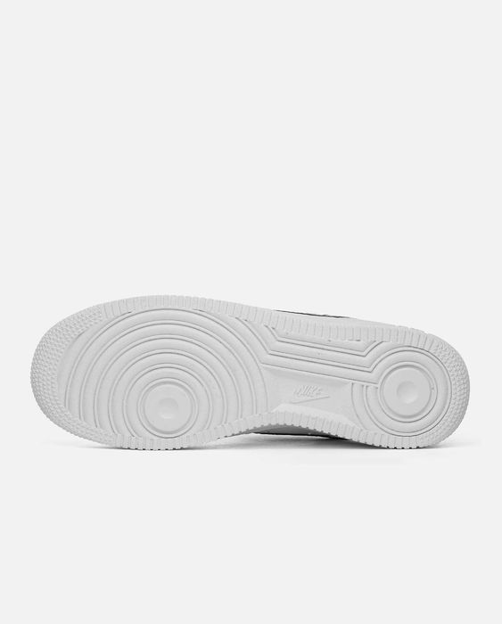 Мужские кроссовки Nike Air Force 1 White ‘Black Logo’ Размеры 41-45