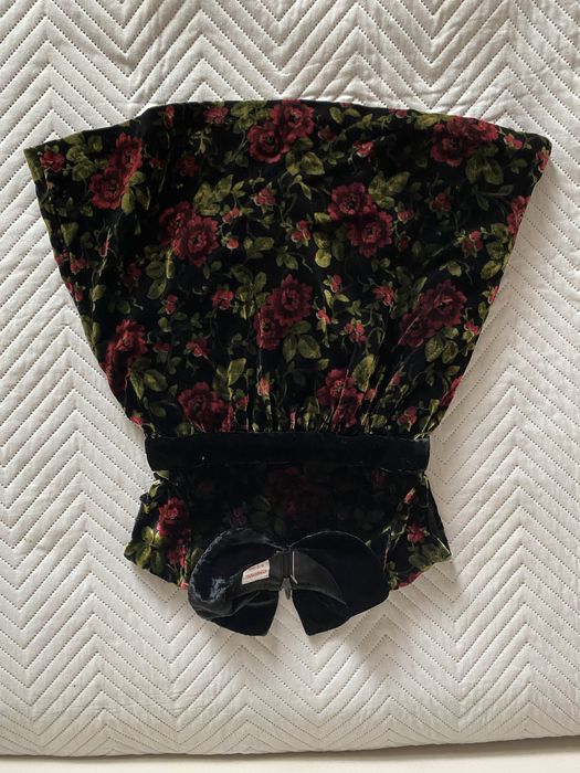 Sukienka dziewczynka welurowa