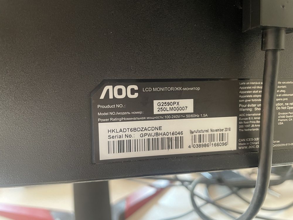 Monitor Gaming AOC