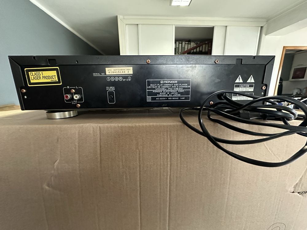 Leitor de CDs Pioneer PD-M630 com Gaveta para 6 Discos