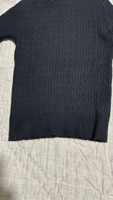 Camisola preta de gola