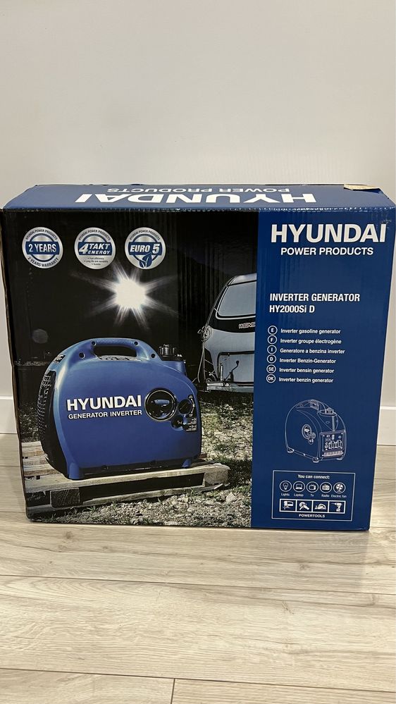 Бензиновый инвертор генератор Hyundai HY2000Si D