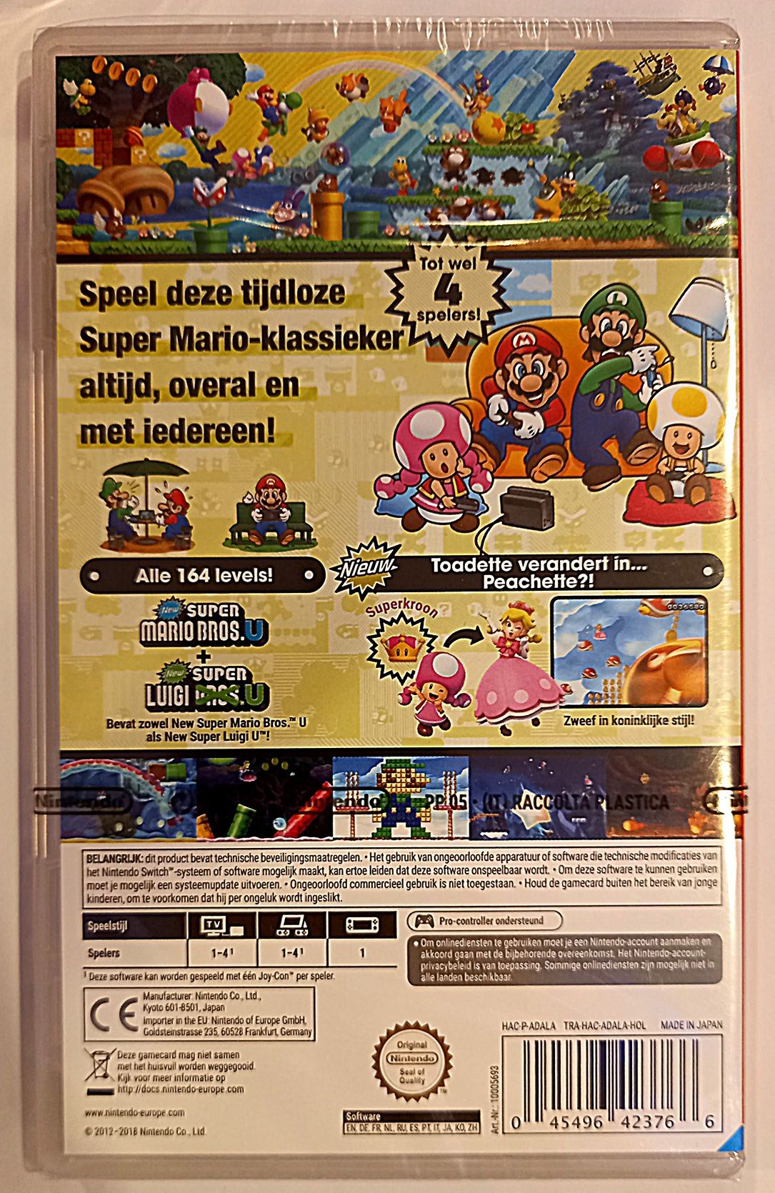 New Super Mario Bros U Deluxe Nintendo Switch /nowa w folii! s. Chorzó