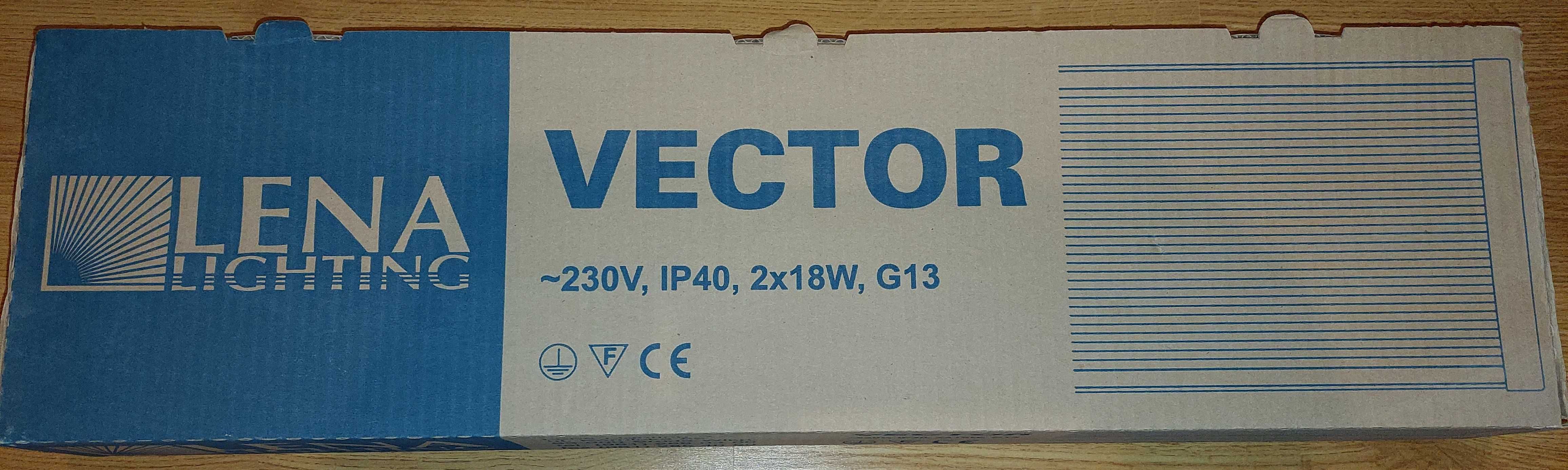 Nowa oprawa Vector 2x18W IP40 z kloszem matowym mlecznym