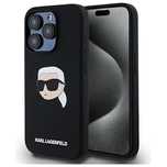 Etui Karl Lagerfeld Silicone Karl Head Print MagSafe na iPhone 15 Pro