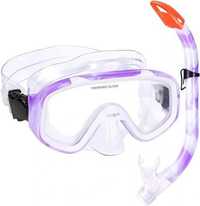 KUYOU Zestaw do snorkelingu dla dzieci okulary do nurkowania i rurka