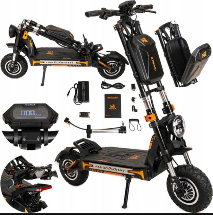 Hulajnoga elektryczna KuKirin G4 Max, 86km/h 3200W 60V35.2AH 12"