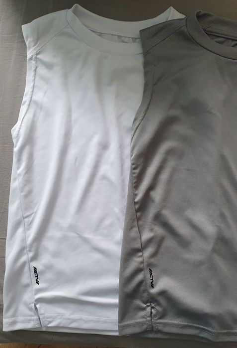 Koszulki Active bez rękawa, nowe!