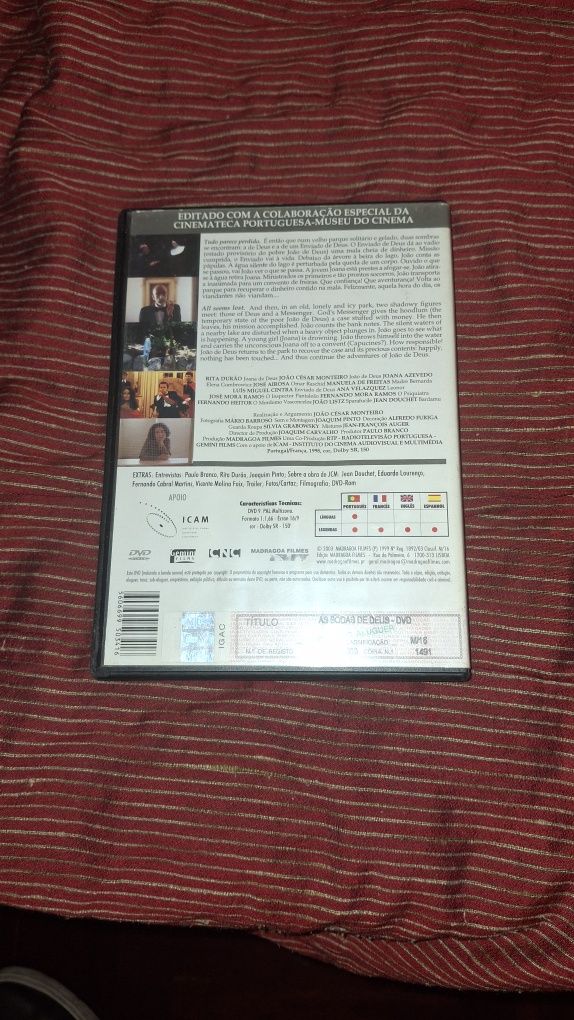João César Monteiro as bodas de Deus . dvd