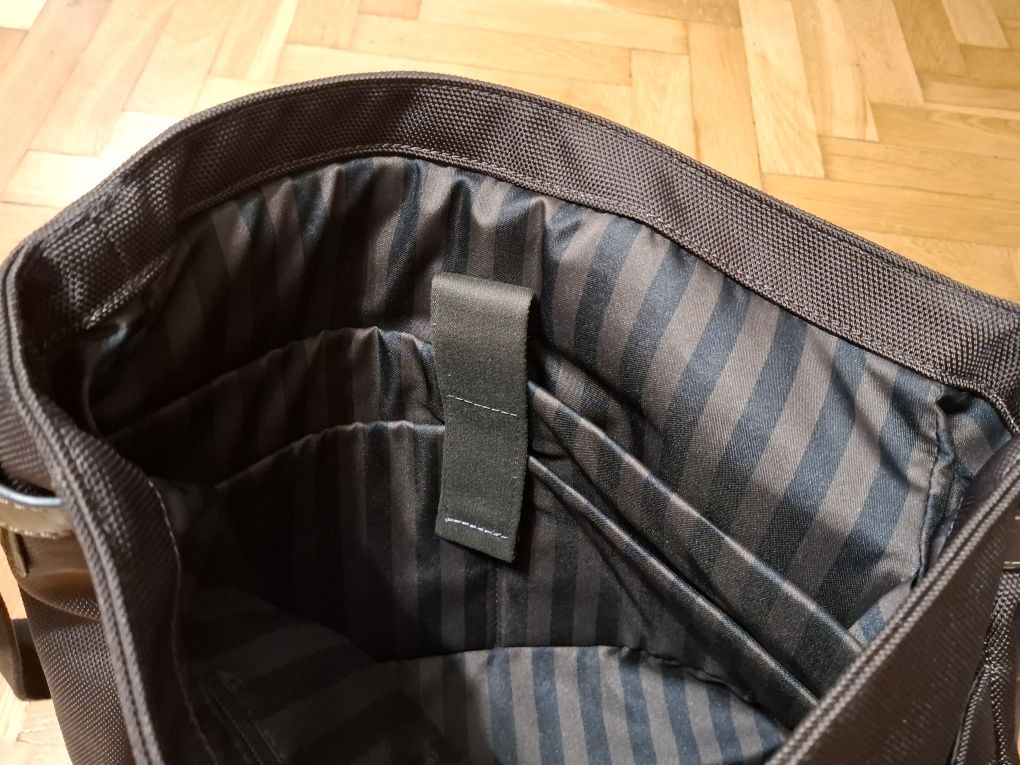 Lacoste torba męska brązowa