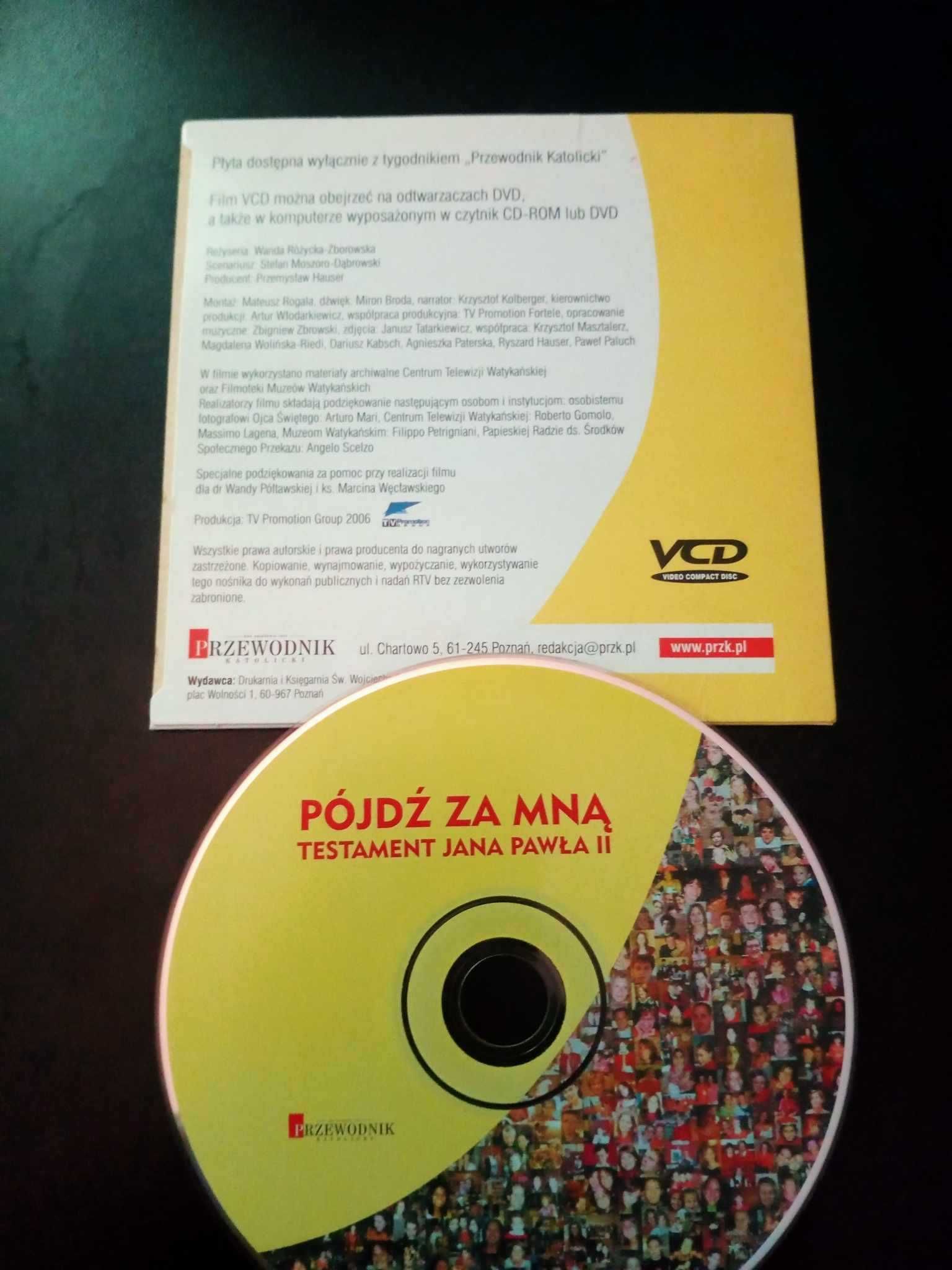 Film DVD Pójdź za mną Testament JP II