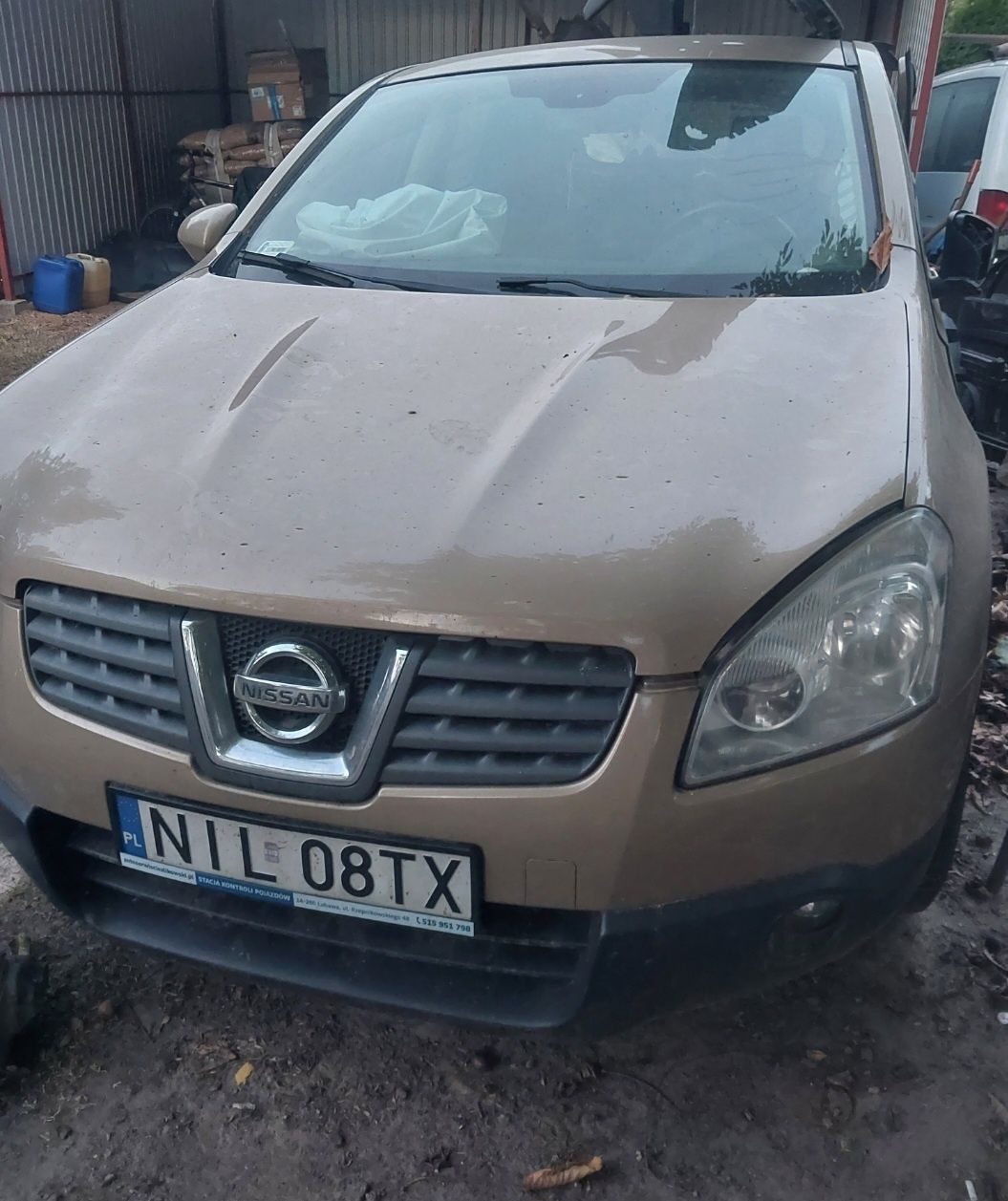 Maska drzwi zderzak klapa szyba lampa błotnik nissan qashqai kolor e51