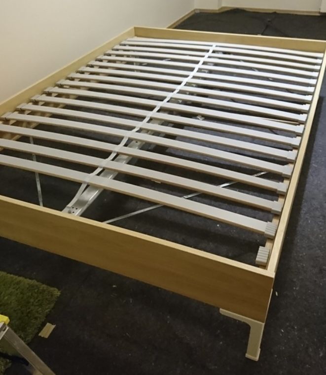 Łóżko Ikea komplet 160x200 rama Engan Sultan Luroy