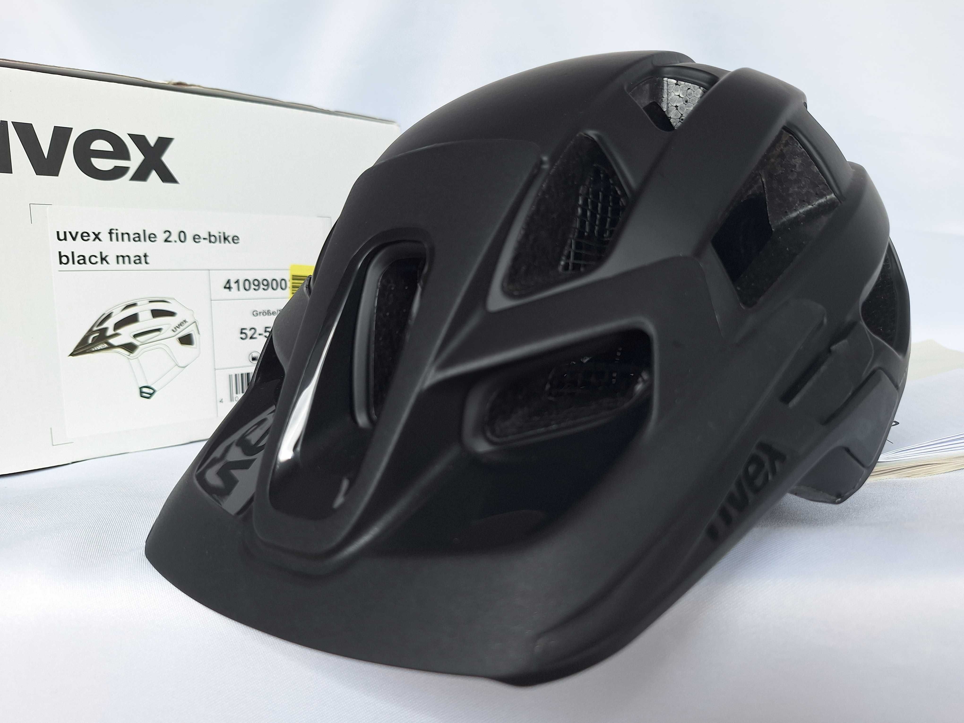 Kask rowerowy Uvex Finale 2.0 E-Bike Black Mat M 52-57cm LED