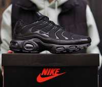 ТОП! 40-46р Nike Air Max TN Plus Triple Black кросівки легкі якість